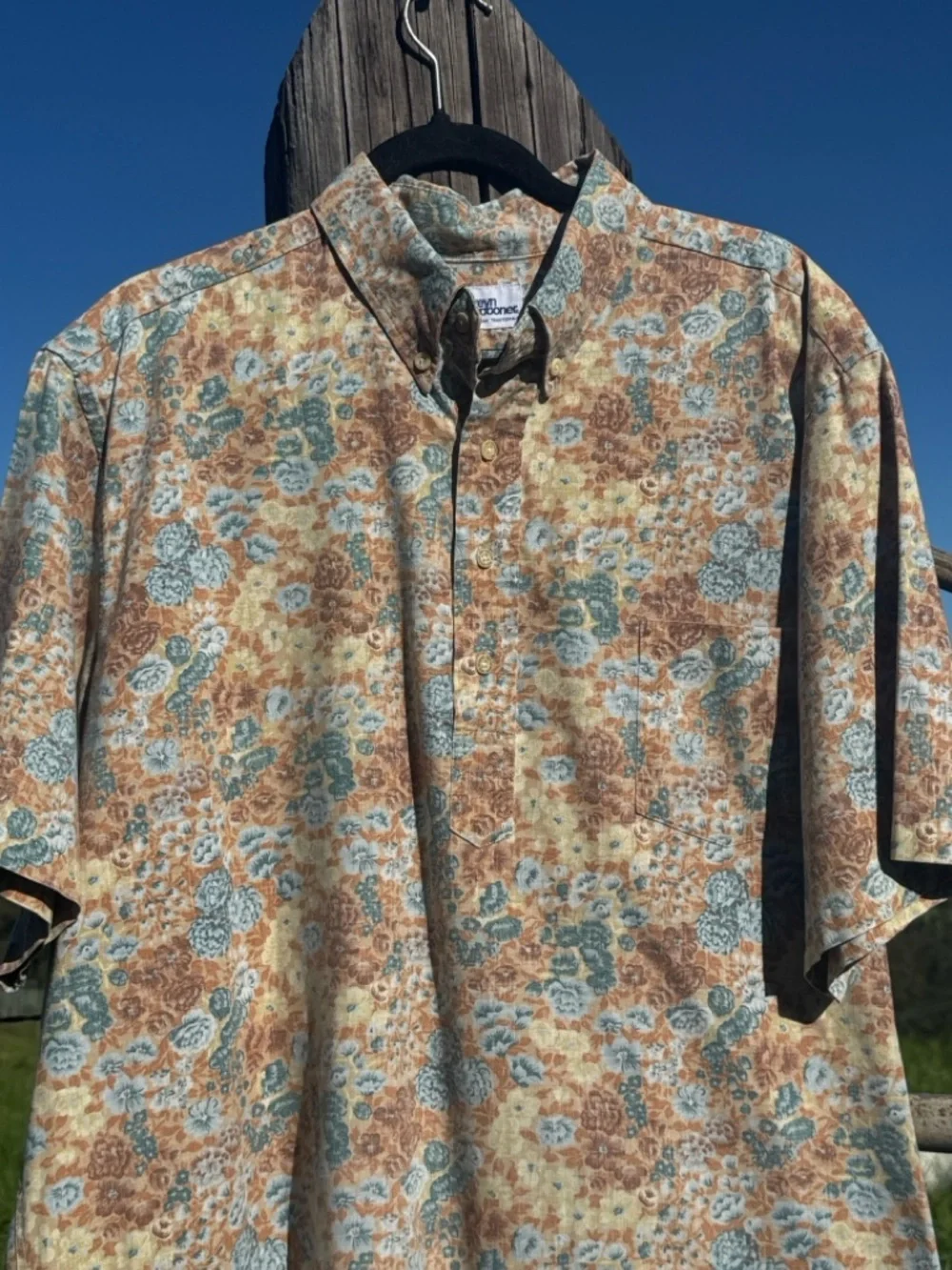 Vintage Reyn Spooner Pullover Floral Aloha Vacation Reverse print Shirt Xl